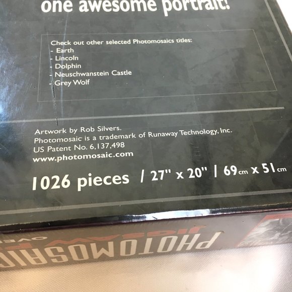 Vtg '68 Elvis Special Photomosaic Puzzle NOS - Picture 9 of 10